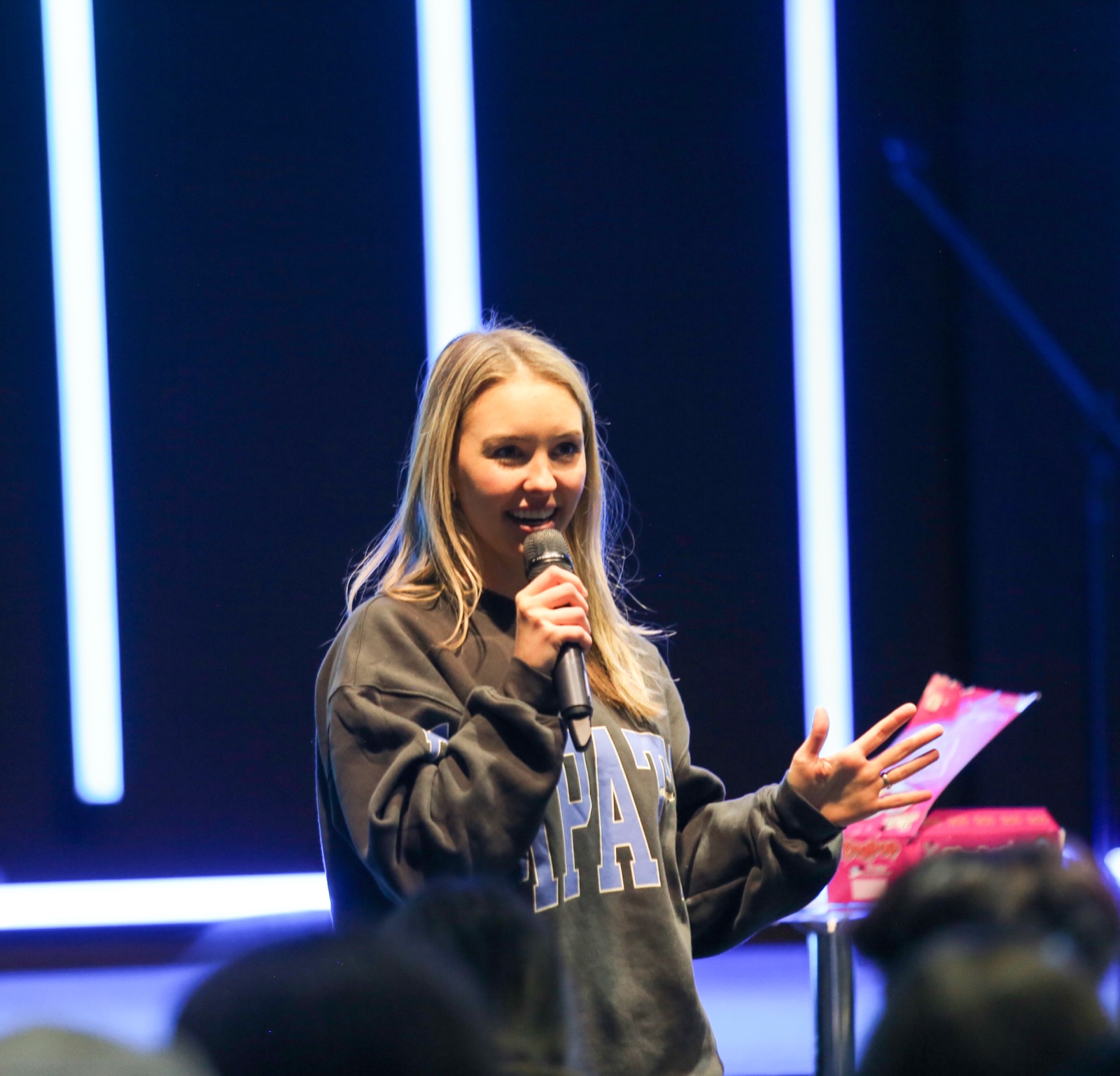 Brittany Juliano speaking at Tidal Youth